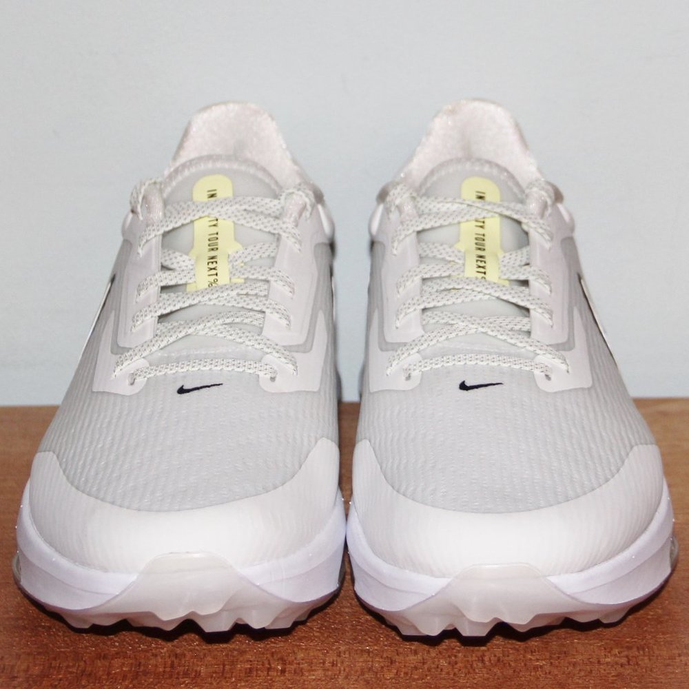 Nike Air Zoom Infinity Tour NEXT% Golf Shoes Mens 9 Summit White Black - Picture 4 of 6